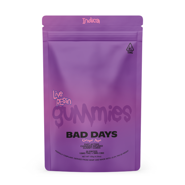 Bad Days: Grape Ape Live Resin Gummies