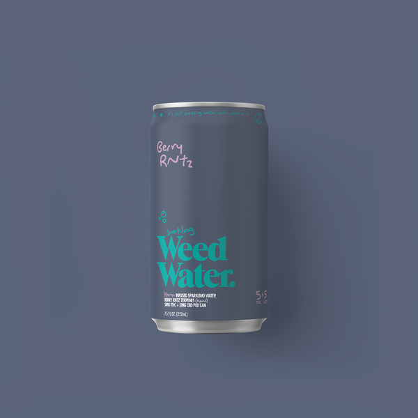Weed Water: Berry RNTZ Seltzer (Single Can)