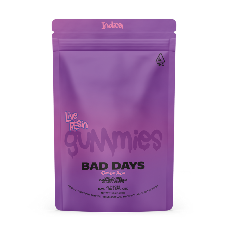 Bad Days: Grape Ape Live Resin Gummies