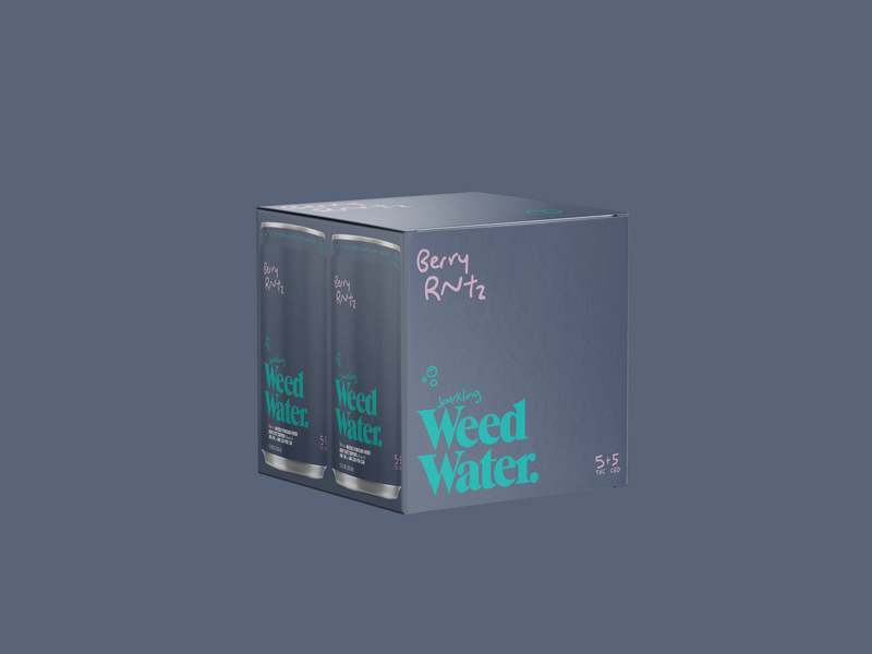Weed Water: Berry RNTZ Seltzer (4-Pack)