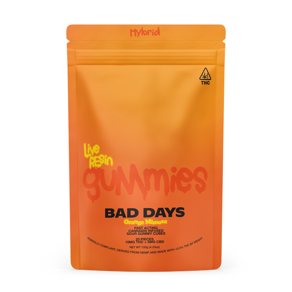 Bad Days: Orange Mimosa Live Resin Gummies