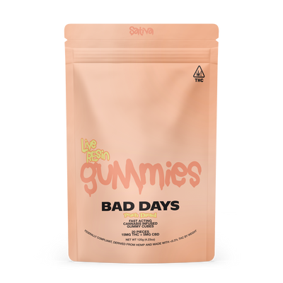 Bad Days: Peach Diesel Live Resin Gummies