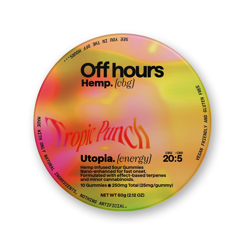 Off Hours: Utopia (Tropic Punch) THC FREE